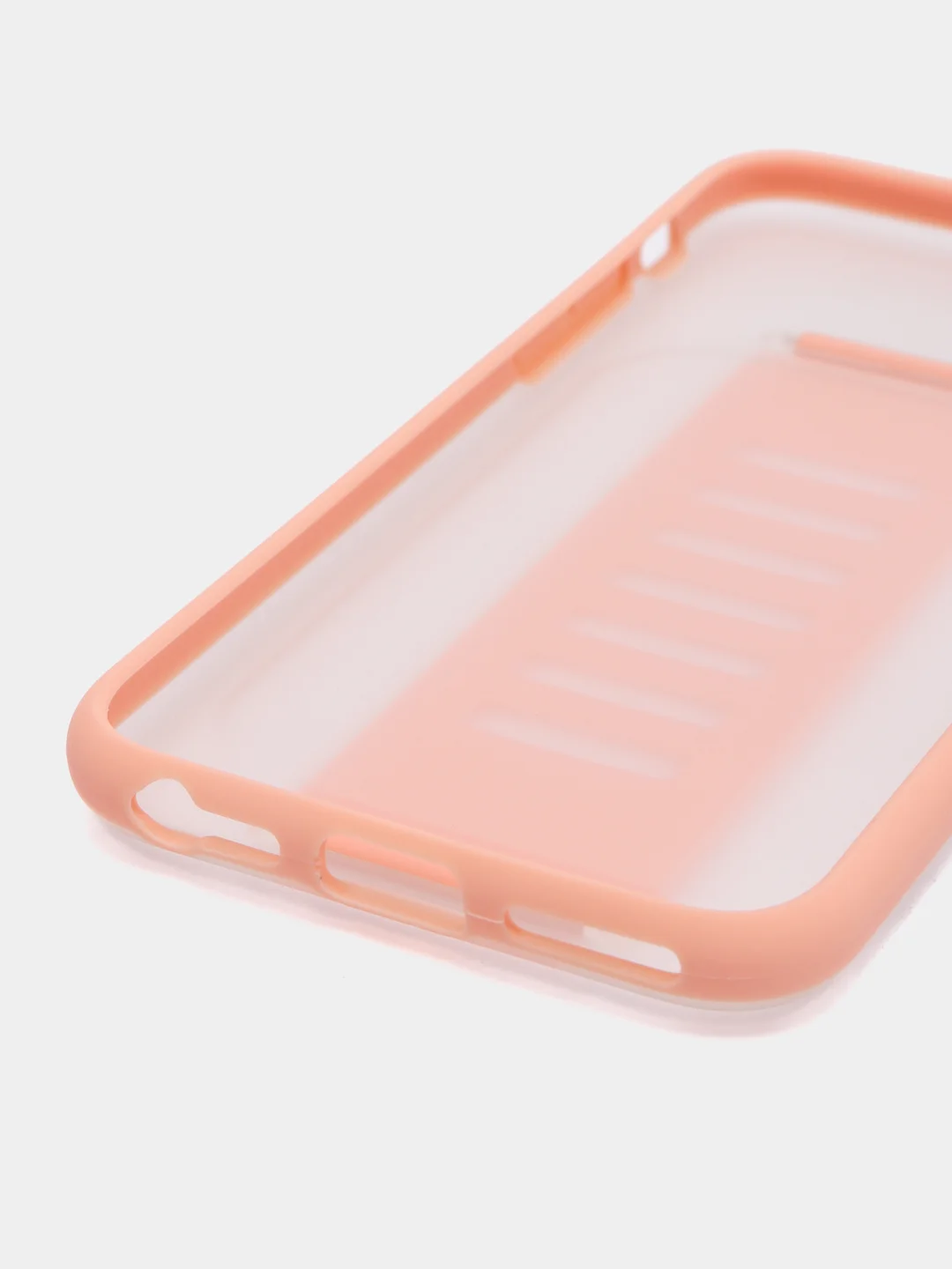 Оранжевый противоударный чехол с ремешком держателем для iPhone 7, 8, SE 2020