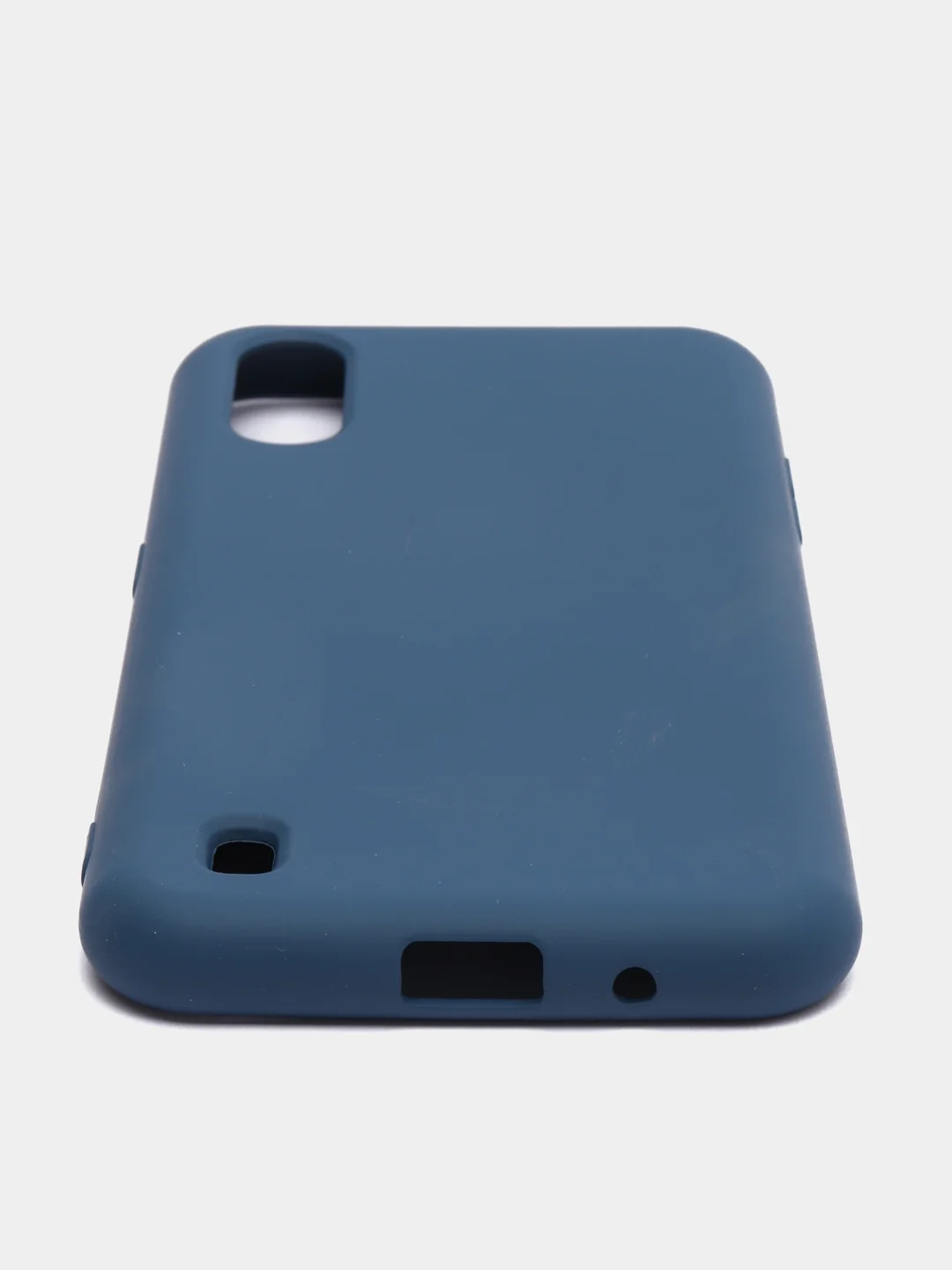 Темно-синий чехол Samsung Galaxy A01 / M01, Самсунг Галакси А01 / М01 силиконовый