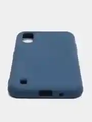 Темно-синий чехол Samsung Galaxy A01 / M01, Самсунг Галакси А01 / М01 силиконовый