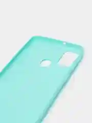 Бирюзовый чехол для Samsung Galaxy A52 А72 M21/M30S мягкий матовый TPU силикон