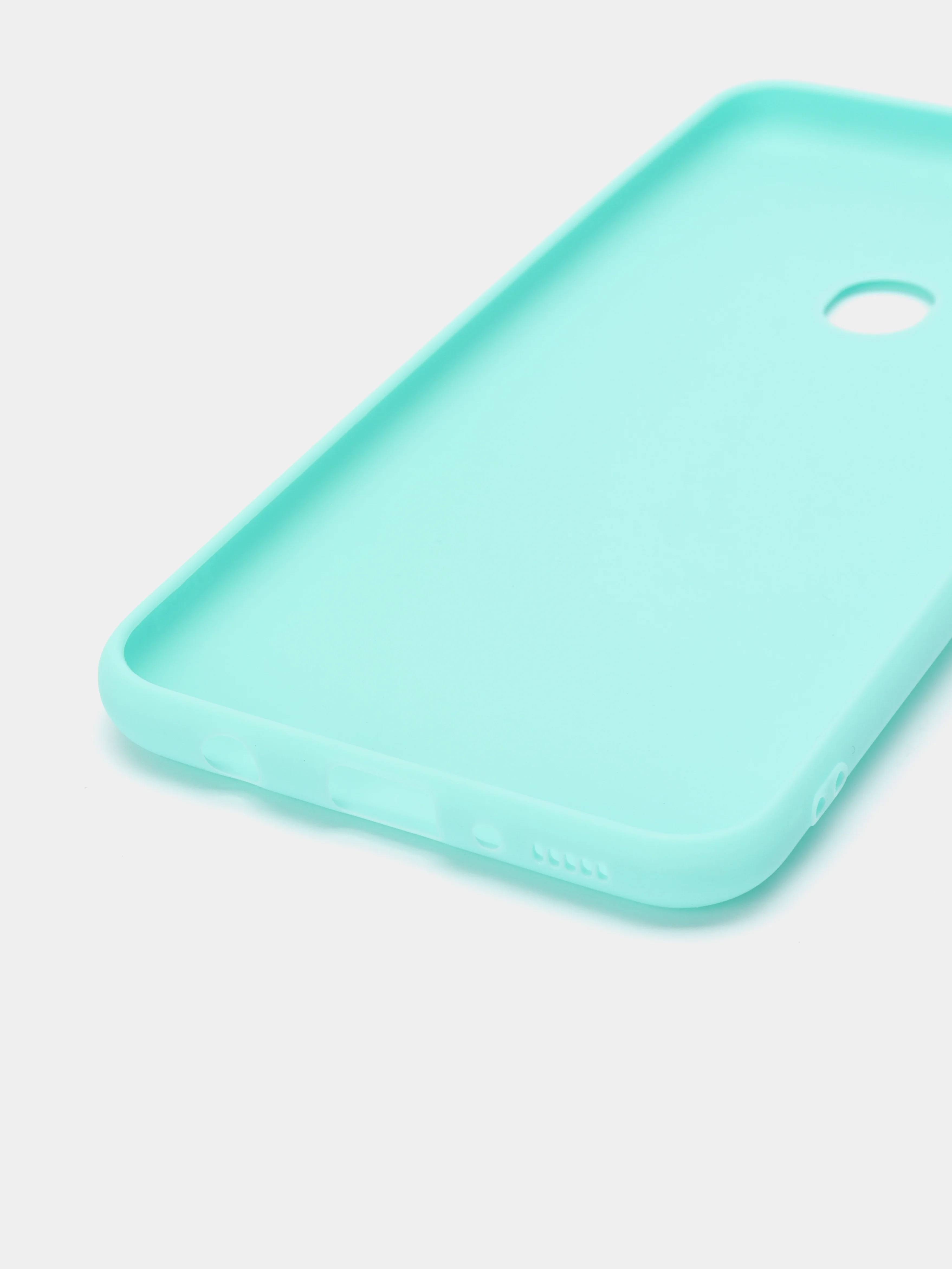 Бирюзовый чехол для Samsung Galaxy A52 А72 M21/M30S мягкий матовый TPU силикон