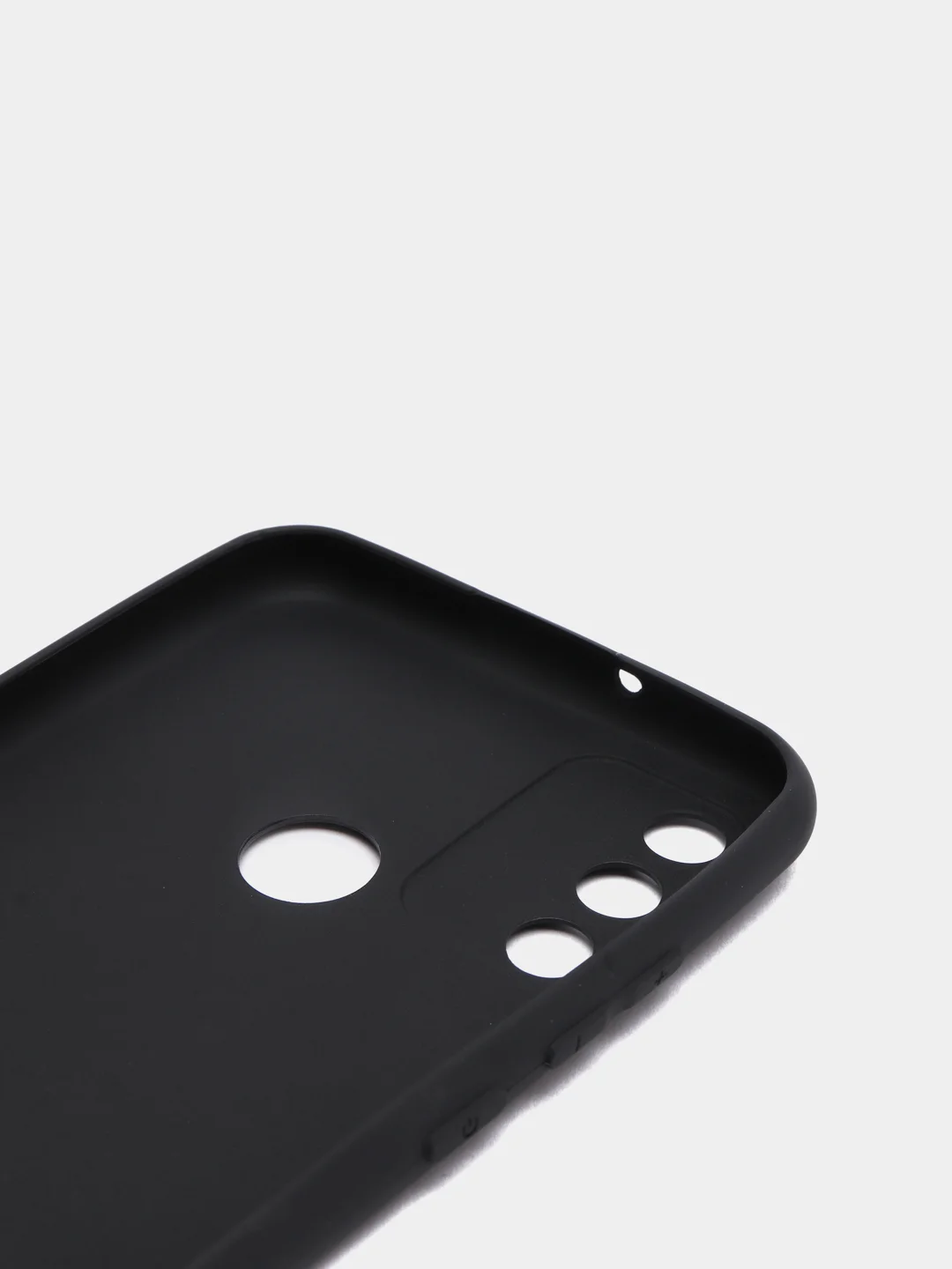 Черный силиконовая накладка Honor 9А и Huawei Y6p