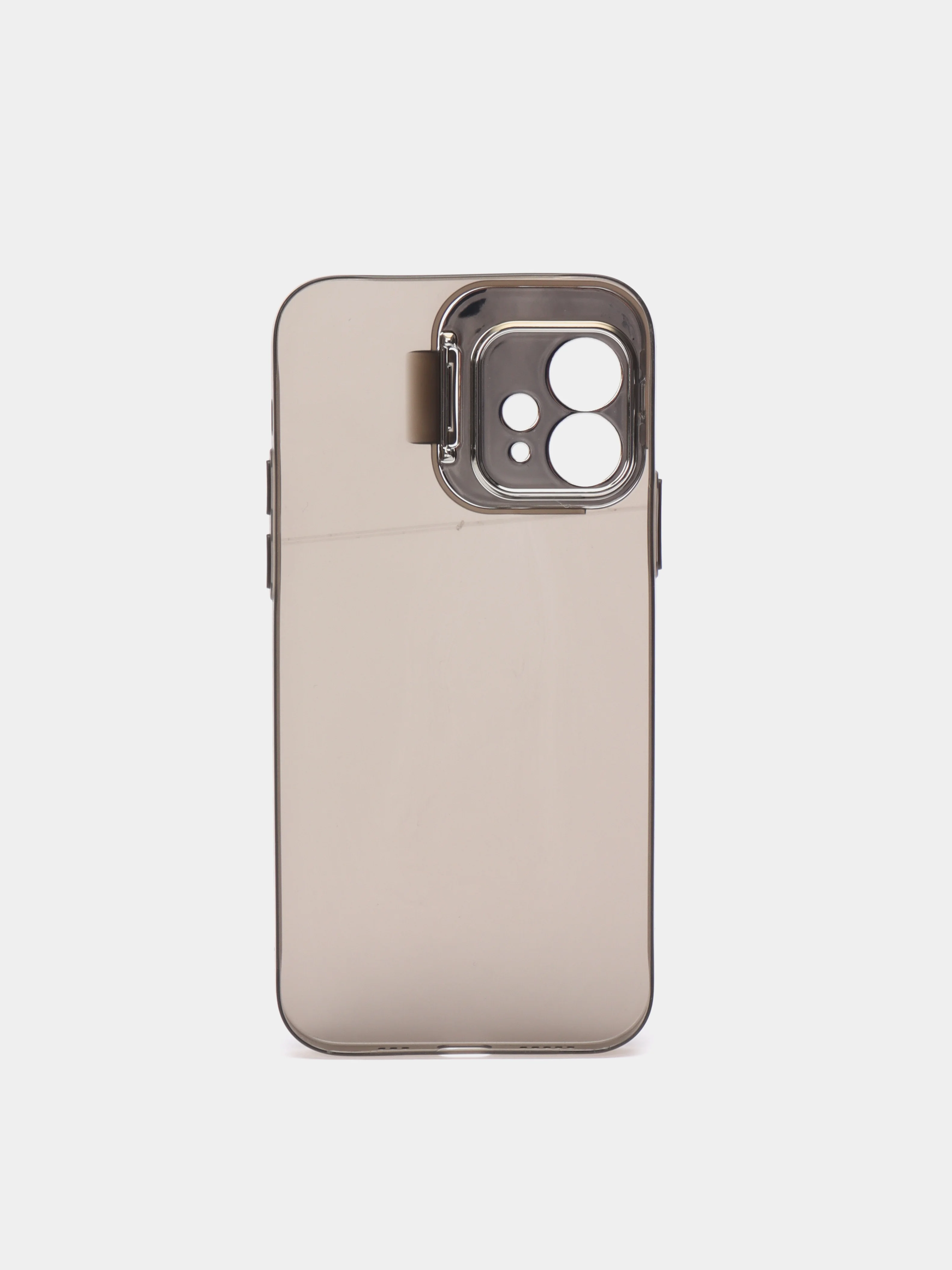 Угольный чехол для iPhone 12 пластиковый матовый ультратонкий с защитой камеры