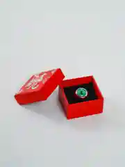 Зеленый кольцо Наруто Акацуки / аксессуары косплей / кольцо из металла в подарочной упаковке