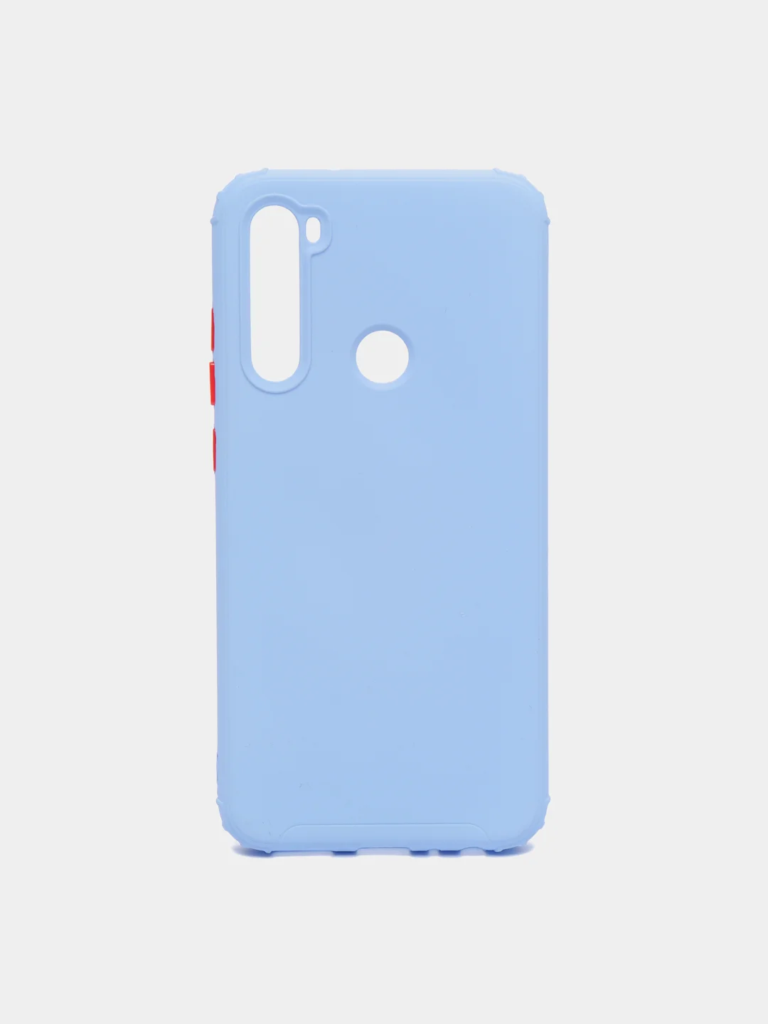 Небесно-голубой чехол Xiaomi Redmi Note 8 / Note 8 2021 силиконовый противоударный с усиленными углами