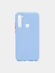 Небесно-голубой чехол Xiaomi Redmi Note 8 / Note 8 2021 силиконовый противоударный с усиленными углами