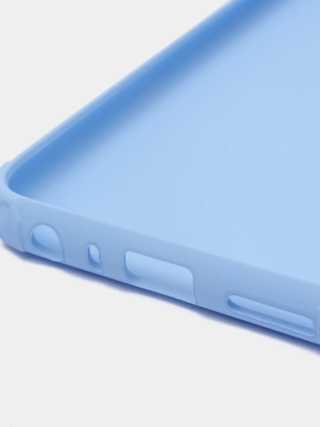 Небесно-голубой чехол Xiaomi Redmi Note 8 / Note 8 2021 силиконовый противоударный с усиленными углами