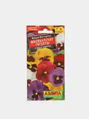 Семена цветов Виола "Швейцарские гиганты", смесь окрасок, Дв, 0.1 г