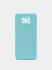 Ледяной чехол Xiaomi Poco X3 NFC, Poco X3 Pro силиконовый с защитой камеры и бархатной подкладкой