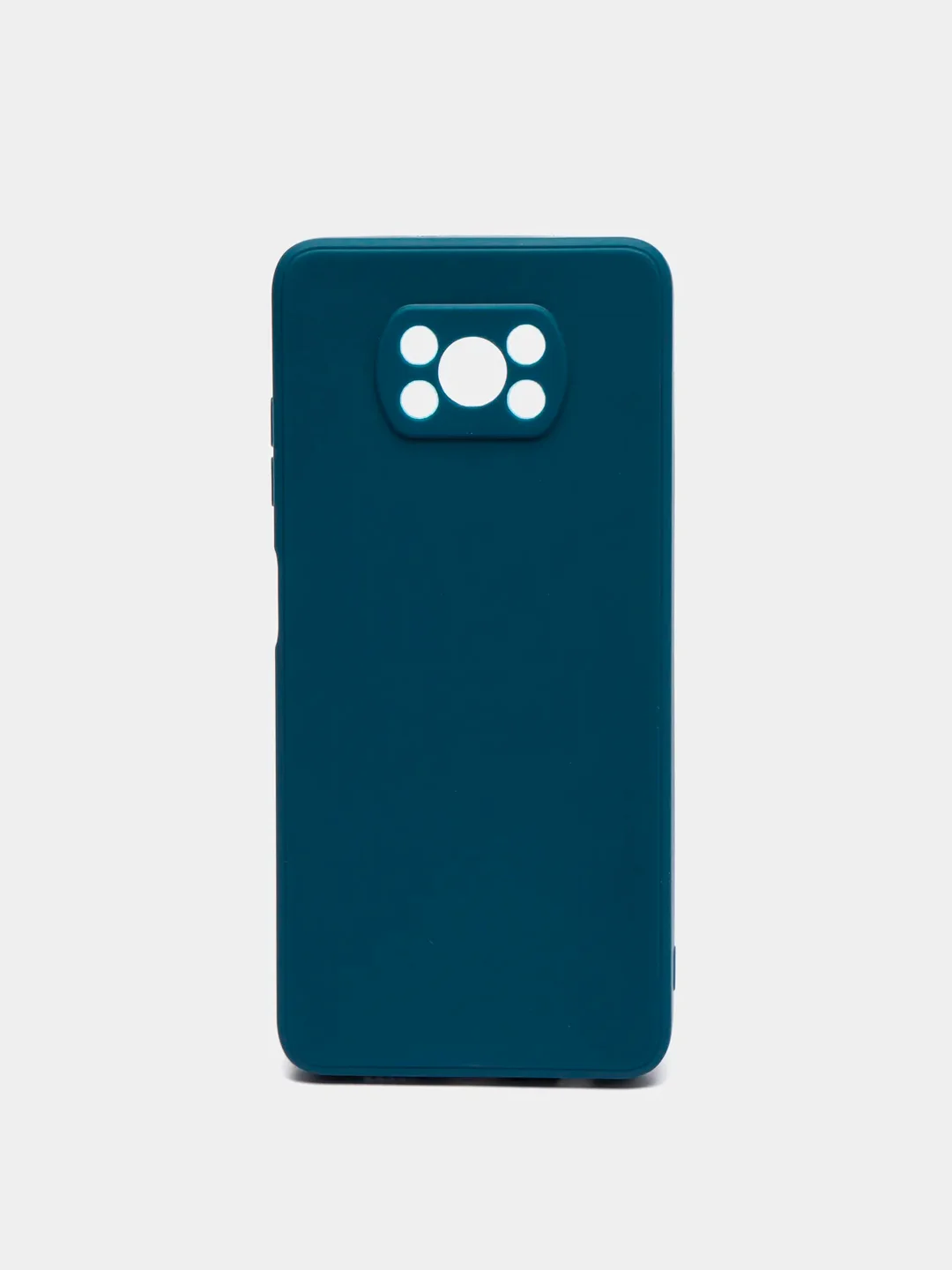 Синий меланж чехол Xiaomi Poco X3 NFC, Poco X3 Pro силиконовый с защитой камеры и бархатной подкладкой