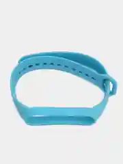 Голубой силиконовый ремешок для Xiaomi Mi Band 5 / Mi Band 6, Сяоми Ми Банд 5 / Ми Банд 6