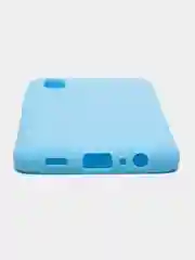 Голубой чехол Samsung Galaxy A01 Core, Самсунг Галакси А01 Кор, силиконовый