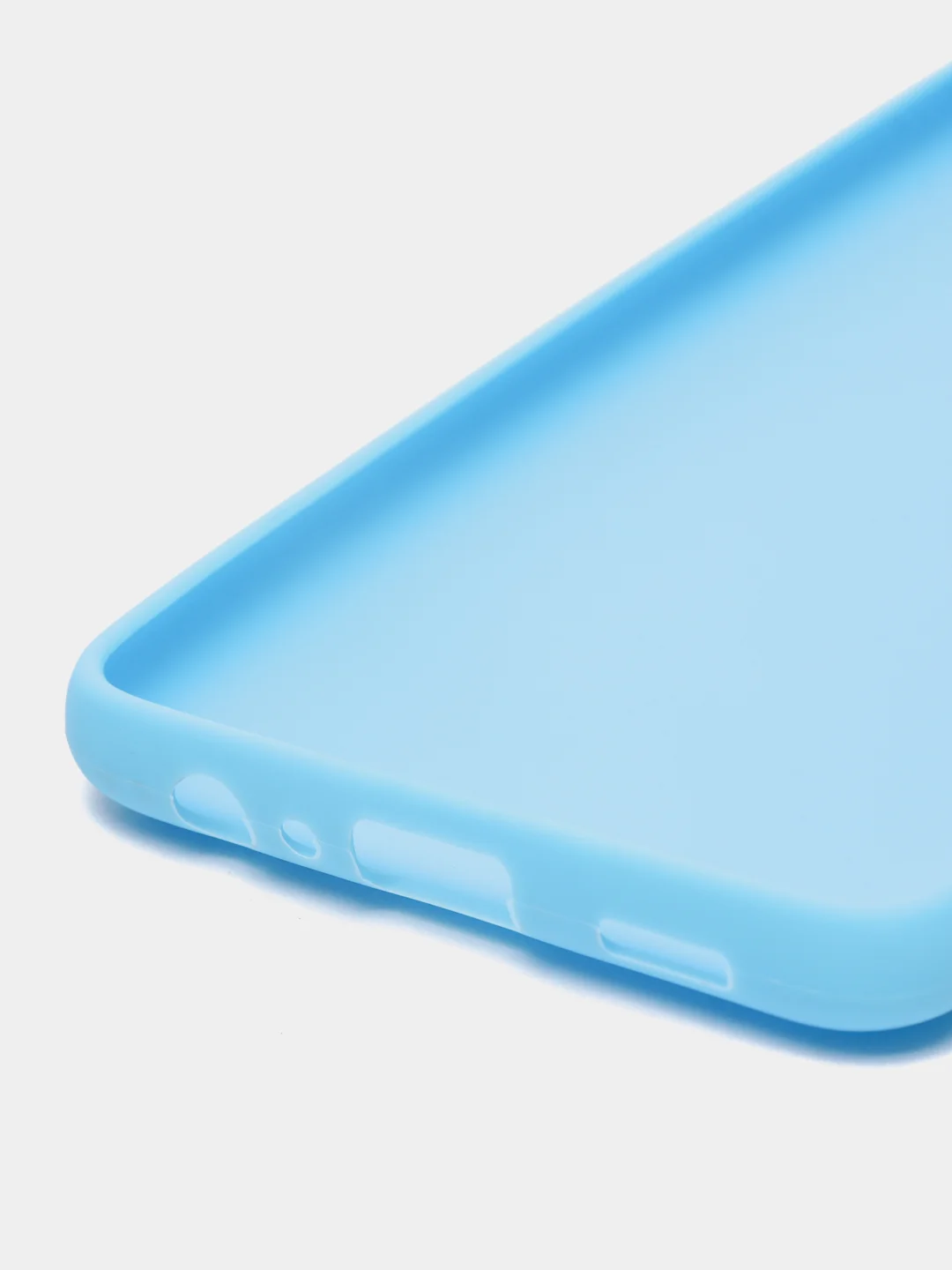 Голубой чехол Samsung Galaxy A01 Core, Самсунг Галакси А01 Кор, силиконовый