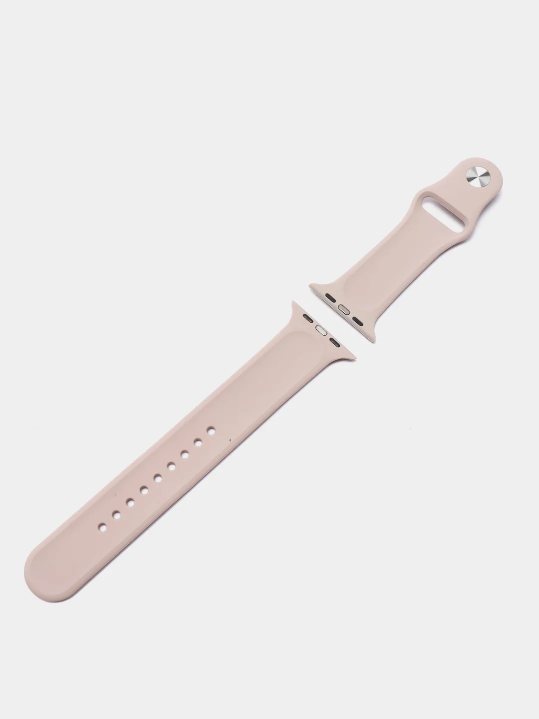 Кремовый спортивный ремешок для Apple Watch Classic 38 / 40 / 41 /  42 / 44 / 45 / 47 mm