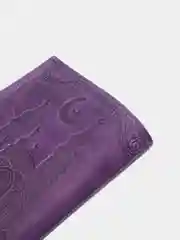 Фиолетовый обложка для паспорта из натуральной кожи