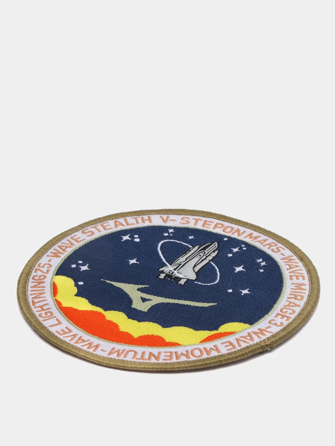 Индиго термоаппликация тканевая