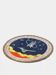 Индиго термоаппликация тканевая