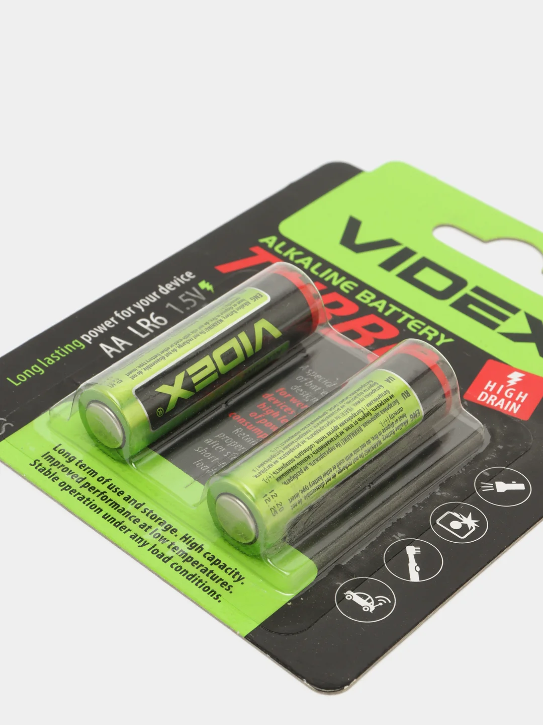 Батарейка VIDEX LR6 AA TURBO (Пальчик) LR3 AAA TURBO (Мизинчик) 2шт