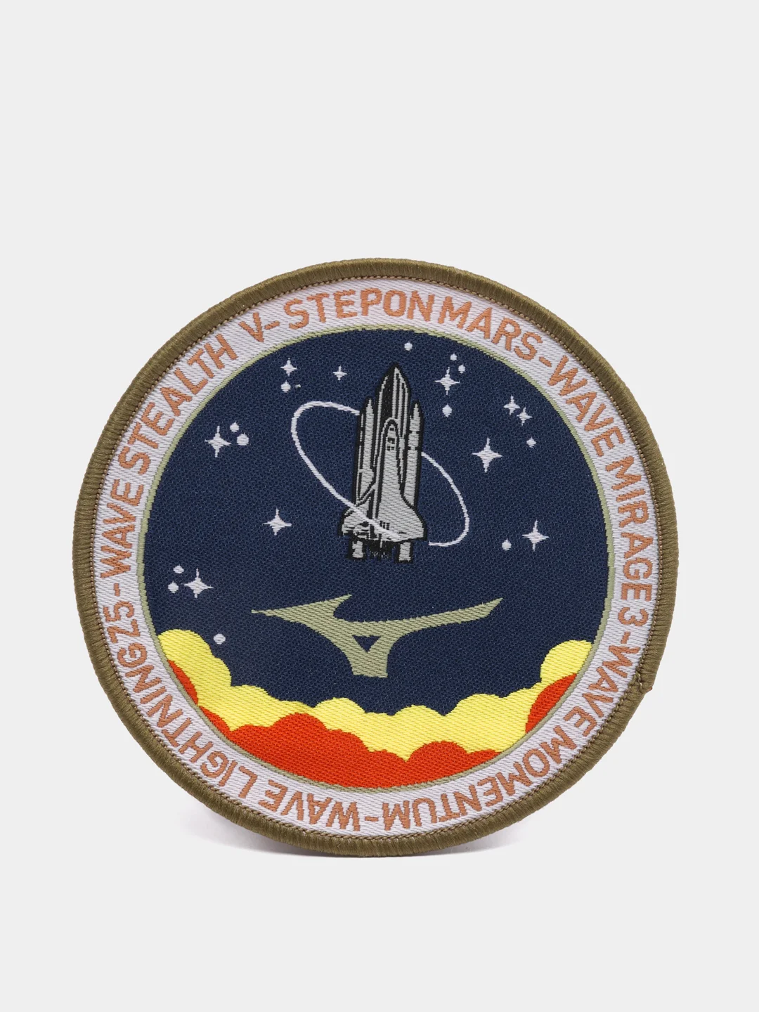 Индиго термоаппликация тканевая