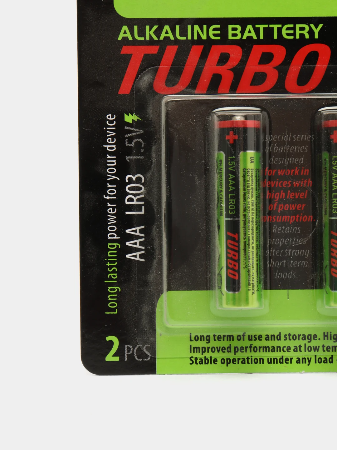 Батарейка VIDEX LR6 AA TURBO (Пальчик) LR3 AAA TURBO (Мизинчик) 2шт