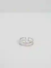 Кольцо двойное с крестиком