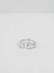 Кольцо двойное с крестиком