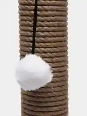 Прозрачный когтеточка для кошек с игрушкой 30*30*50