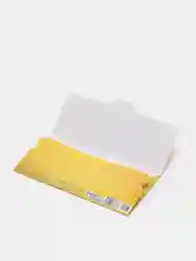 Лимонный конверт подарочный для денег