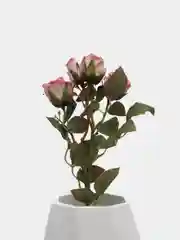 Розовый интерьерные искуственные цветы Розы, растения для декора, декор для дома, зелень, букет