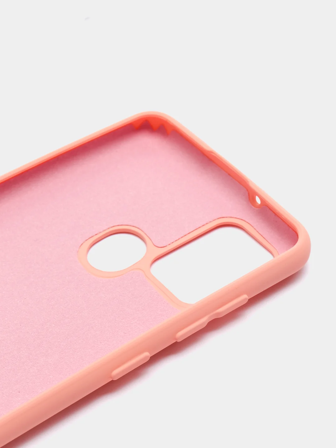 Коралловый меланж чехол Siliconе Case для Samsung A21S самсунг A21S