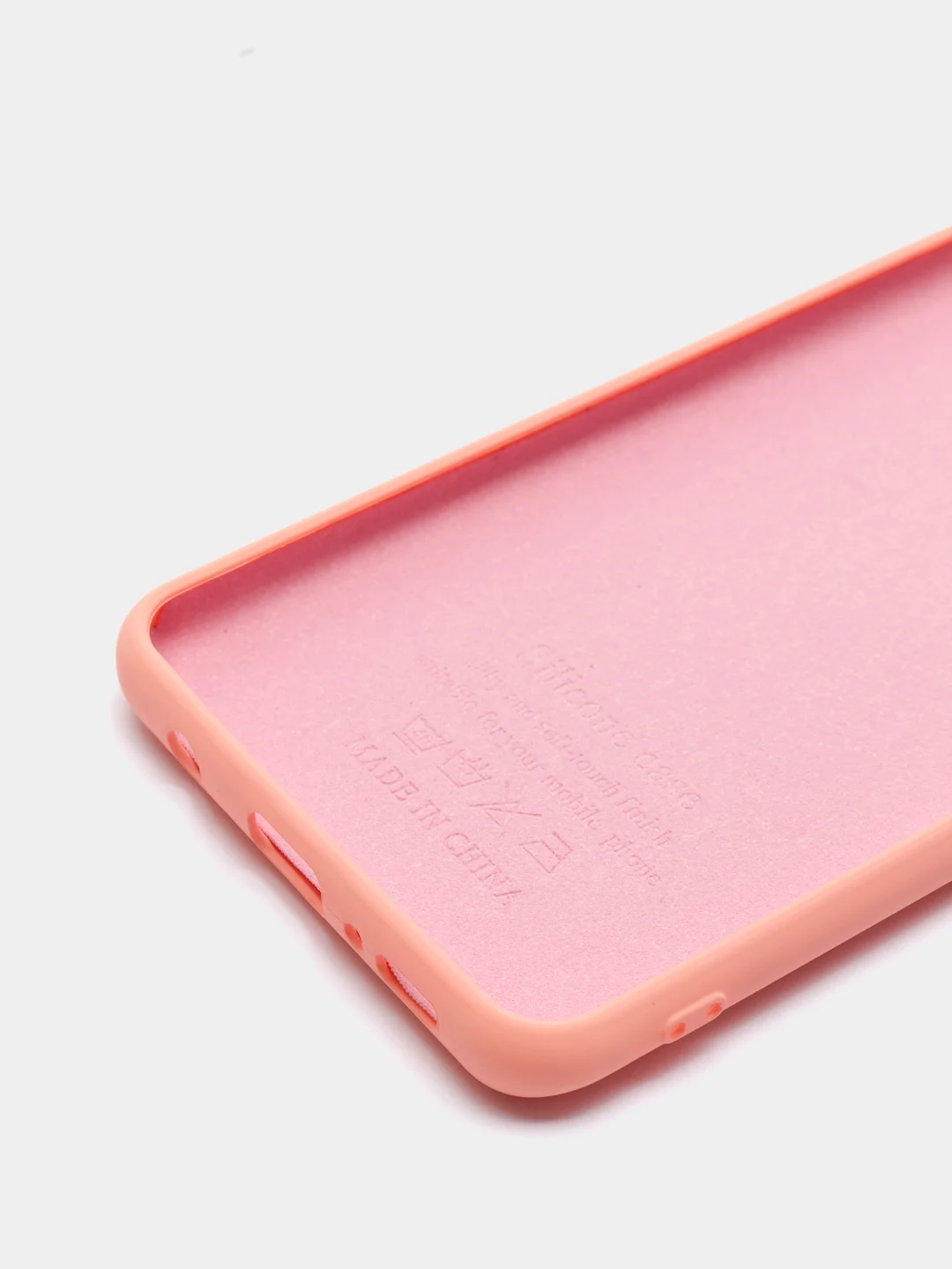 Коралловый меланж чехол Siliconе Case для Samsung A21S самсунг A21S