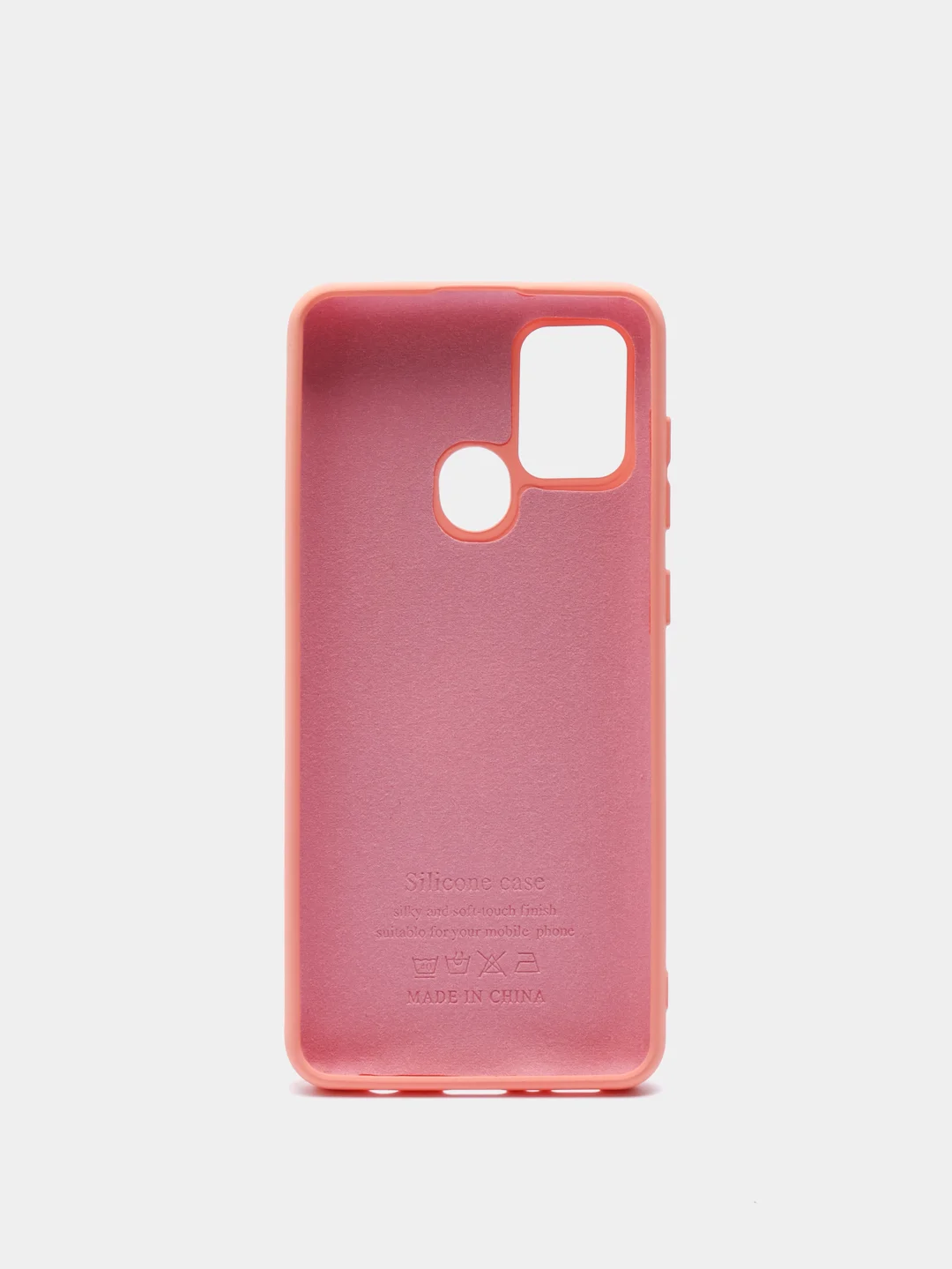 Коралловый меланж чехол Siliconе Case для Samsung A21S самсунг A21S