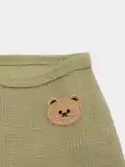 Зеленый майка для собак и кошек, вафельная