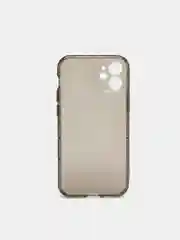 Черный чехол для iPhone 12 Mini прозрачный цветной силиконовый