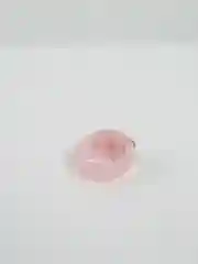 Розовый кольца из эпоксидной смолы с камнем