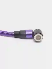 Фиолетовый магнитный usb кабель Charget Quick charge 3.0 для зарядки и передачи данных
