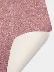 Карамельный кожзам с мелкими блестками, 20 х 30 см