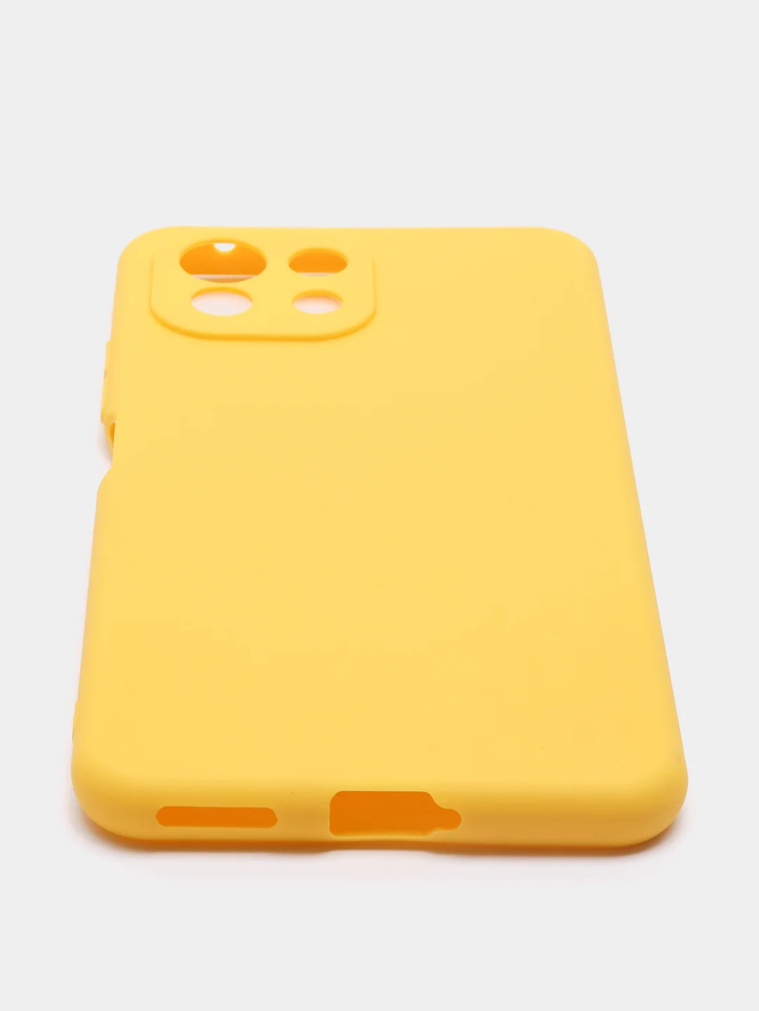 Желтый чехол силиконовый для Xiaomi Redmi Note 10 Pro,Note 10,Poco X3,X3 GT,Note 10T,Mi 11 Lite