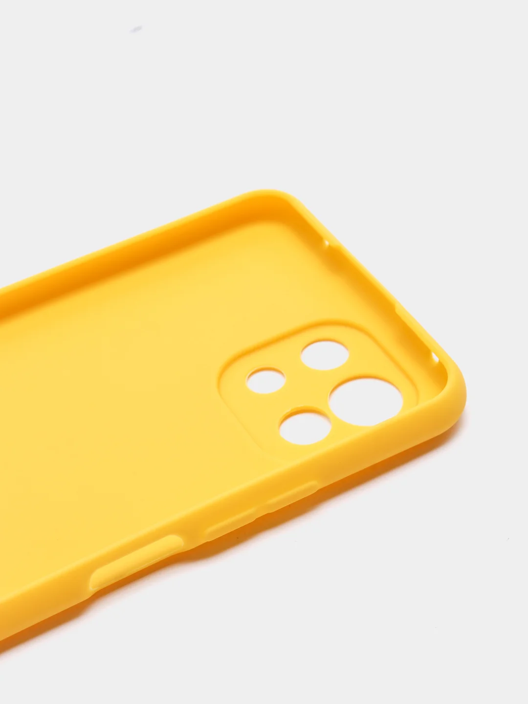 Желтый чехол силиконовый для Xiaomi Redmi Note 10 Pro,Note 10,Poco X3,X3 GT,Note 10T,Mi 11 Lite