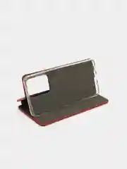Красный чехол-книжка из экокожи для Samsung Galaxy S20, S20FE, S20 Ultra, S20 Plus