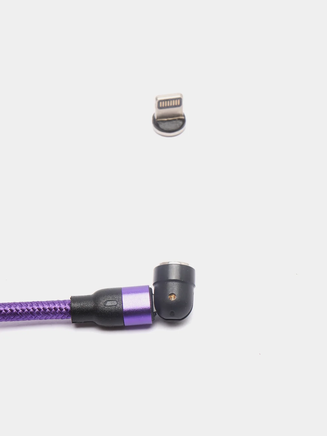 Фиолетовый магнитный usb кабель Charget Quick charge 3.0 для зарядки и передачи данных