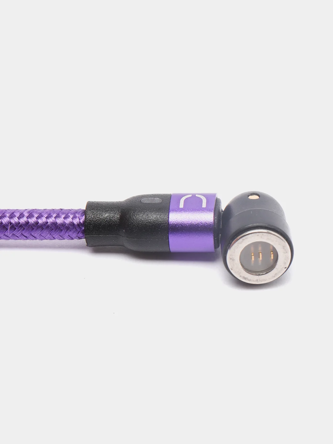 Фиолетовый магнитный usb кабель Charget Quick charge 3.0 для зарядки и передачи данных