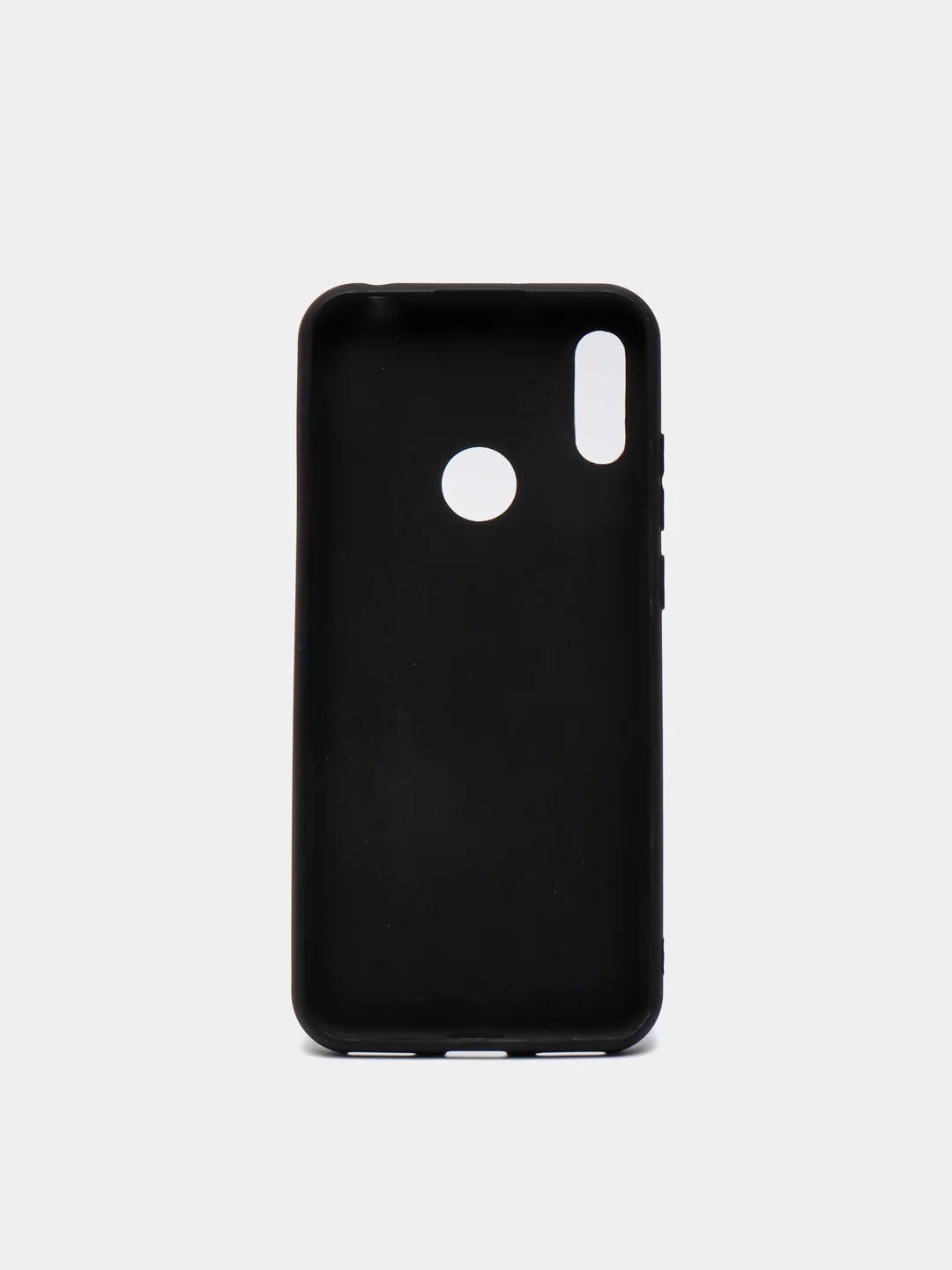 Черный чехол для Huawei Honor 8A/Y6 2019 силиконовый матовый однотонный