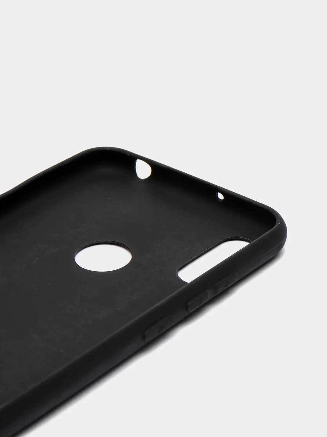 Черный чехол для Huawei Honor 8A/Y6 2019 силиконовый матовый однотонный