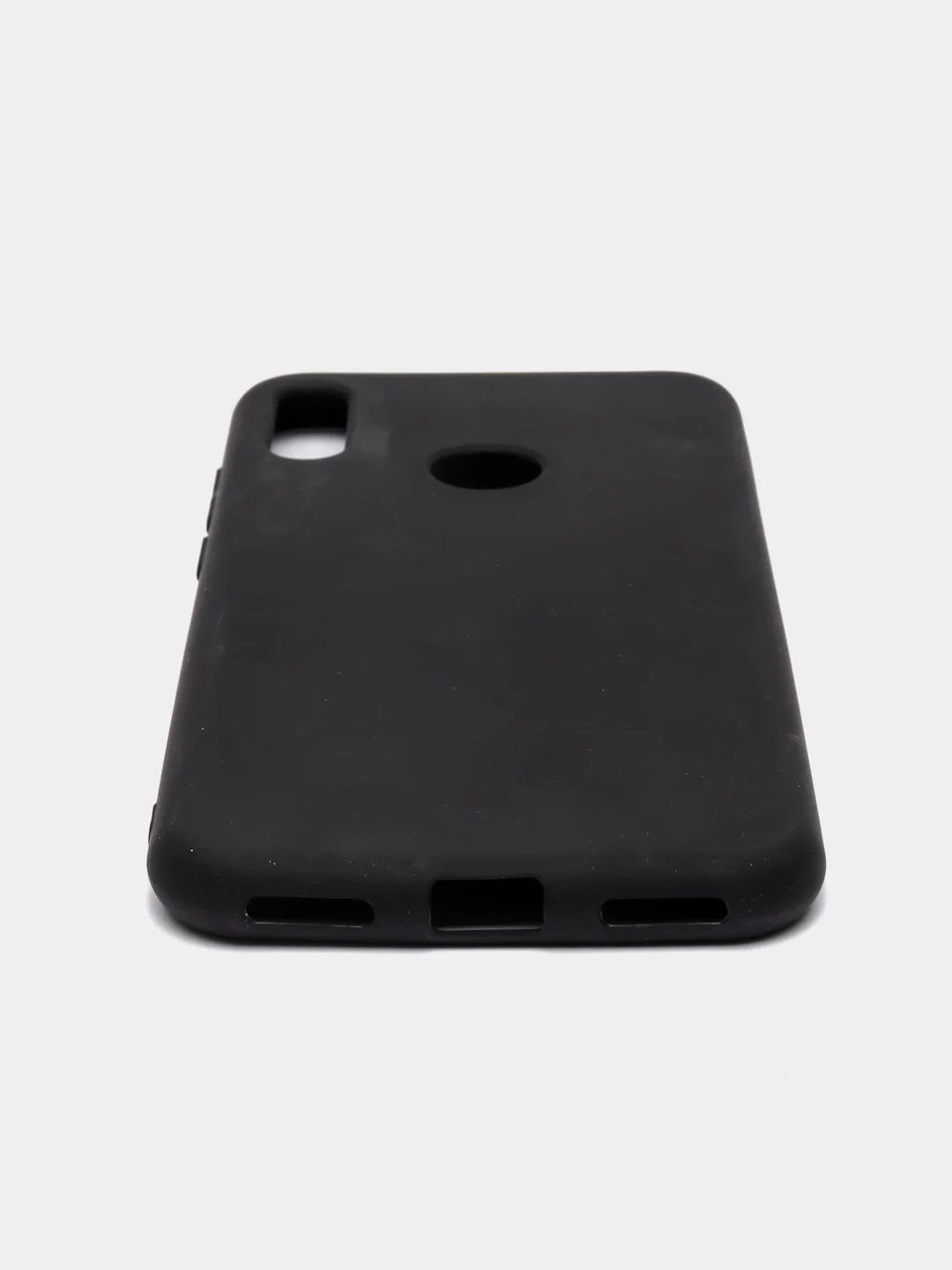 Черный чехол для Huawei Honor 8A/Y6 2019 силиконовый матовый однотонный