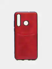 Коричневый чехол из эко кожи с карманом для карт на Huawei Nova 3 3i 4 5 5i P Smart Plus