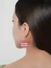 Конфетный серьги цветные с надписями