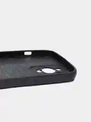 Темно-синий чехол IPhone 13 / 13 Mini / 13Pro / 13ProMax силиконовый, имитация кожи