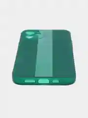 Зеленый чехол на iPhone 12, 1.5 мм  Плотный цветной