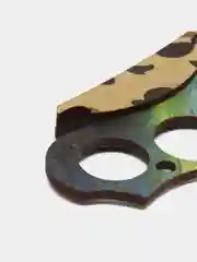 Голубой деревянный игрушечный кастет КС / ГО